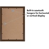 image:imageAmericanflat 14x20 Picture Frame with Polished Plexiglass  Signature Collection  GalleryStyle Frames Made of Engineered Wood  Photo Frame for Wall Display  Black  Polished plexiglass front hangs vertical or horizontal sawtooth hangers included fits photos posters and artWalnut