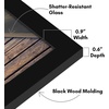 image:imageAmericanflat 14x20 Picture Frame with Polished Plexiglass  Signature Collection  GalleryStyle Frames Made of Engineered Wood  Photo Frame for Wall Display  Black  Polished plexiglass front hangs vertical or horizontal sawtooth hangers included fits photos posters and artBlack