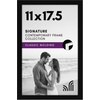 image:imageAmericanflat 14x20 Picture Frame with Polished Plexiglass  Signature Collection  GalleryStyle Frames Made of Engineered Wood  Photo Frame for Wall Display  Black  Polished plexiglass front hangs vertical or horizontal sawtooth hangers included fits photos posters and artBlack