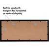 image:imageAmericanflat 14x20 Picture Frame with Polished Plexiglass  Signature Collection  GalleryStyle Frames Made of Engineered Wood  Photo Frame for Wall Display  Black  Polished plexiglass front hangs vertical or horizontal sawtooth hangers included fits photos posters and artBlack