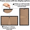 image:imageAmericanflat 14x20 Picture Frame with Polished Plexiglass  Signature Collection  GalleryStyle Frames Made of Engineered Wood  Photo Frame for Wall Display  Black  Polished plexiglass front hangs vertical or horizontal sawtooth hangers included fits photos posters and artBlack