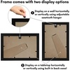 image:imageAmericanflat 14x20 Picture Frame with Polished Plexiglass  Signature Collection  GalleryStyle Frames Made of Engineered Wood  Photo Frame for Wall Display  Black  Polished plexiglass front hangs vertical or horizontal sawtooth hangers included fits photos posters and artBlack