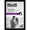 image:imageAmericanflat 14x20 Picture Frame with Polished Plexiglass  Signature Collection  GalleryStyle Frames Made of Engineered Wood  Photo Frame for Wall Display  Black  Polished plexiglass front hangs vertical or horizontal sawtooth hangers included fits photos posters and artBlack