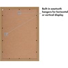 image:imageAmericanflat 14x20 Picture Frame with Polished Plexiglass  Signature Collection  GalleryStyle Frames Made of Engineered Wood  Photo Frame for Wall Display  Black  Polished plexiglass front hangs vertical or horizontal sawtooth hangers included fits photos posters and artDark Oak