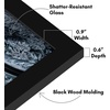 image:imageAmericanflat 14x20 Picture Frame with Polished Plexiglass  Signature Collection  GalleryStyle Frames Made of Engineered Wood  Photo Frame for Wall Display  Black  Polished plexiglass front hangs vertical or horizontal sawtooth hangers included fits photos posters and artBlack
