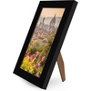 image:imageAmericanflat 14x20 Picture Frame with Polished Plexiglass  Signature Collection  GalleryStyle Frames Made of Engineered Wood  Photo Frame for Wall Display  Black  Polished plexiglass front hangs vertical or horizontal sawtooth hangers included fits photos posters and artBlack