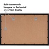 image:imageAmericanflat 14x20 Picture Frame with Polished Plexiglass  Signature Collection  GalleryStyle Frames Made of Engineered Wood  Photo Frame for Wall Display  Black  Polished plexiglass front hangs vertical or horizontal sawtooth hangers included fits photos posters and artBlack