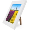 image:imageAmericanflat 14x20 Picture Frame with Polished Plexiglass  Signature Collection  GalleryStyle Frames Made of Engineered Wood  Photo Frame for Wall Display  Black  Polished plexiglass front hangs vertical or horizontal sawtooth hangers included fits photos posters and artWhite