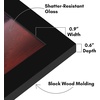 image:imageAmericanflat 14x20 Picture Frame with Polished Plexiglass  Signature Collection  GalleryStyle Frames Made of Engineered Wood  Photo Frame for Wall Display  Black  Polished plexiglass front hangs vertical or horizontal sawtooth hangers included fits photos posters and artBlack