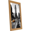 image:imageAmericanflat 14x20 Picture Frame with Polished Plexiglass  Signature Collection  GalleryStyle Frames Made of Engineered Wood  Photo Frame for Wall Display  Black  Polished plexiglass front hangs vertical or horizontal sawtooth hangers included fits photos posters and artDark Oak