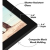 image:imageAmericanflat 14x20 Picture Frame with Polished Plexiglass  Signature Collection  GalleryStyle Frames Made of Engineered Wood  Photo Frame for Wall Display  Black  Polished plexiglass front hangs vertical or horizontal sawtooth hangers included fits photos posters and artBlack