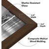 image:imageAmericanflat 14x20 Picture Frame with Polished Plexiglass  Signature Collection  GalleryStyle Frames Made of Engineered Wood  Photo Frame for Wall Display  Black  Polished plexiglass front hangs vertical or horizontal sawtooth hangers included fits photos posters and artWalnut