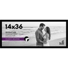 image:imageAmericanflat 14x20 Picture Frame with Polished Plexiglass  Signature Collection  GalleryStyle Frames Made of Engineered Wood  Photo Frame for Wall Display  Black  Polished plexiglass front hangs vertical or horizontal sawtooth hangers included fits photos posters and artBlack