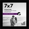 image:imageAmericanflat 14x20 Picture Frame with Polished Plexiglass  Signature Collection  GalleryStyle Frames Made of Engineered Wood  Photo Frame for Wall Display  Black  Polished plexiglass front hangs vertical or horizontal sawtooth hangers included fits photos posters and artBlack