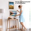 image:imageAmericanflat 14x20 Picture Frame with Polished Plexiglass  Signature Collection  GalleryStyle Frames Made of Engineered Wood  Photo Frame for Wall Display  Black  Polished plexiglass front hangs vertical or horizontal sawtooth hangers included fits photos posters and artNatural Oak