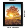 image:imageAmericanflat 14x20 Picture Frame with Polished Plexiglass  Signature Collection  GalleryStyle Frames Made of Engineered Wood  Photo Frame for Wall Display  Black  Polished plexiglass front hangs vertical or horizontal sawtooth hangers included fits photos posters and artBlack