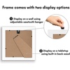 image:imageAmericanflat 14x20 Picture Frame with Polished Plexiglass  Signature Collection  GalleryStyle Frames Made of Engineered Wood  Photo Frame for Wall Display  Black  Polished plexiglass front hangs vertical or horizontal sawtooth hangers included fits photos posters and artWhite