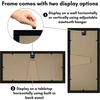 image:imageAmericanflat 14x20 Picture Frame with Polished Plexiglass  Signature Collection  GalleryStyle Frames Made of Engineered Wood  Photo Frame for Wall Display  Black  Polished plexiglass front hangs vertical or horizontal sawtooth hangers included fits photos posters and artBlack