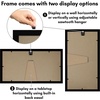 image:imageAmericanflat 14x20 Picture Frame with Polished Plexiglass  Signature Collection  GalleryStyle Frames Made of Engineered Wood  Photo Frame for Wall Display  Black  Polished plexiglass front hangs vertical or horizontal sawtooth hangers included fits photos posters and artBlack