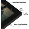 image:imageAmericanflat 14x20 Picture Frame with Polished Plexiglass  Signature Collection  GalleryStyle Frames Made of Engineered Wood  Photo Frame for Wall Display  Black  Polished plexiglass front hangs vertical or horizontal sawtooth hangers included fits photos posters and artBlack