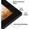 image:imageAmericanflat 14x20 Picture Frame with Polished Plexiglass  Signature Collection  GalleryStyle Frames Made of Engineered Wood  Photo Frame for Wall Display  Black  Polished plexiglass front hangs vertical or horizontal sawtooth hangers included fits photos posters and artBlack