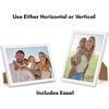image:imageAmericanflat 14x20 Picture Frame with Polished Plexiglass  Signature Collection  GalleryStyle Frames Made of Engineered Wood  Photo Frame for Wall Display  Black  Polished plexiglass front hangs vertical or horizontal sawtooth hangers included fits photos posters and artWhite
