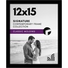 image:imageAmericanflat 14x20 Picture Frame with Polished Plexiglass  Signature Collection  GalleryStyle Frames Made of Engineered Wood  Photo Frame for Wall Display  Black  Polished plexiglass front hangs vertical or horizontal sawtooth hangers included fits photos posters and artBlack