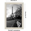 image:imageAmericanflat 14x20 Picture Frame with Polished Plexiglass  Signature Collection  GalleryStyle Frames Made of Engineered Wood  Photo Frame for Wall Display  Black  Polished plexiglass front hangs vertical or horizontal sawtooth hangers included fits photos posters and artLight Wood