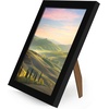 image:imageAmericanflat 14x20 Picture Frame with Polished Plexiglass  Signature Collection  GalleryStyle Frames Made of Engineered Wood  Photo Frame for Wall Display  Black  Polished plexiglass front hangs vertical or horizontal sawtooth hangers included fits photos posters and artBlack
