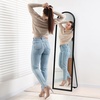 image:imageAmericanflat 24 Square Mirror  Hanging Mirrors with Durable Frame  Modern Mirror for Bathroom Bedroom Living Room  Mirrors for Wall Display and Home Decor  BlackBlack