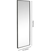 image:imageAmericanflat 24 Square Mirror  Hanging Mirrors with Durable Frame  Modern Mirror for Bathroom Bedroom Living Room  Mirrors for Wall Display and Home Decor  BlackBlack