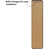 image:imageAmericanflat 24 Square Mirror  Hanging Mirrors with Durable Frame  Modern Mirror for Bathroom Bedroom Living Room  Mirrors for Wall Display and Home Decor  BlackBlack