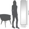 image:imageAmericanflat 24 Square Mirror  Hanging Mirrors with Durable Frame  Modern Mirror for Bathroom Bedroom Living Room  Mirrors for Wall Display and Home Decor  BlackBlack