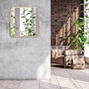 image:imageAmericanflat 24 Square Mirror  Hanging Mirrors with Durable Frame  Modern Mirror for Bathroom Bedroom Living Room  Mirrors for Wall Display and Home Decor  BlackGold
