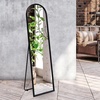 image:imageAmericanflat 24 Square Mirror  Hanging Mirrors with Durable Frame  Modern Mirror for Bathroom Bedroom Living Room  Mirrors for Wall Display and Home Decor  BlackBlack