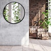image:imageAmericanflat 24 Square Mirror  Hanging Mirrors with Durable Frame  Modern Mirror for Bathroom Bedroom Living Room  Mirrors for Wall Display and Home Decor  BlackBlack