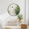 image:imageAmericanflat 24 Square Mirror  Hanging Mirrors with Durable Frame  Modern Mirror for Bathroom Bedroom Living Room  Mirrors for Wall Display and Home Decor  BlackBlack
