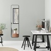 image:imageAmericanflat 24 Square Mirror  Hanging Mirrors with Durable Frame  Modern Mirror for Bathroom Bedroom Living Room  Mirrors for Wall Display and Home Decor  BlackBlack