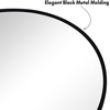 image:imageAmericanflat 24 Square Mirror  Hanging Mirrors with Durable Frame  Modern Mirror for Bathroom Bedroom Living Room  Mirrors for Wall Display and Home Decor  BlackBlack