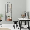 image:imageAmericanflat 24 Square Mirror  Hanging Mirrors with Durable Frame  Modern Mirror for Bathroom Bedroom Living Room  Mirrors for Wall Display and Home Decor  BlackBlack