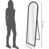 image:imageAmericanflat 24 Square Mirror  Hanging Mirrors with Durable Frame  Modern Mirror for Bathroom Bedroom Living Room  Mirrors for Wall Display and Home Decor  BlackBlack