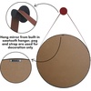 image:imageAmericanflat 24 Square Mirror  Hanging Mirrors with Durable Frame  Modern Mirror for Bathroom Bedroom Living Room  Mirrors for Wall Display and Home Decor  BlackBlack