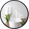 image:imageAmericanflat 24 Square Mirror  Hanging Mirrors with Durable Frame  Modern Mirror for Bathroom Bedroom Living Room  Mirrors for Wall Display and Home Decor  BlackBlack