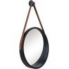 image:imageAmericanflat 24 Square Mirror  Hanging Mirrors with Durable Frame  Modern Mirror for Bathroom Bedroom Living Room  Mirrors for Wall Display and Home Decor  BlackBlack