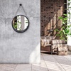 image:imageAmericanflat 24 Square Mirror  Hanging Mirrors with Durable Frame  Modern Mirror for Bathroom Bedroom Living Room  Mirrors for Wall Display and Home Decor  BlackBlack