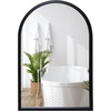 image:imageAmericanflat 24 Square Mirror  Hanging Mirrors with Durable Frame  Modern Mirror for Bathroom Bedroom Living Room  Mirrors for Wall Display and Home Decor  BlackBlack