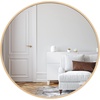 image:imageAmericanflat 24 Square Mirror  Hanging Mirrors with Durable Frame  Modern Mirror for Bathroom Bedroom Living Room  Mirrors for Wall Display and Home Decor  BlackGold