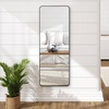 image:imageAmericanflat 24 Square Mirror  Hanging Mirrors with Durable Frame  Modern Mirror for Bathroom Bedroom Living Room  Mirrors for Wall Display and Home Decor  BlackBlack