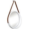 image:imageAmericanflat 24 Square Mirror  Hanging Mirrors with Durable Frame  Modern Mirror for Bathroom Bedroom Living Room  Mirrors for Wall Display and Home Decor  BlackWhite