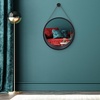image:imageAmericanflat 24 Square Mirror  Hanging Mirrors with Durable Frame  Modern Mirror for Bathroom Bedroom Living Room  Mirrors for Wall Display and Home Decor  BlackBlack